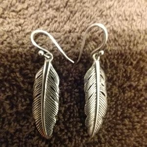 Silpada feather earrings